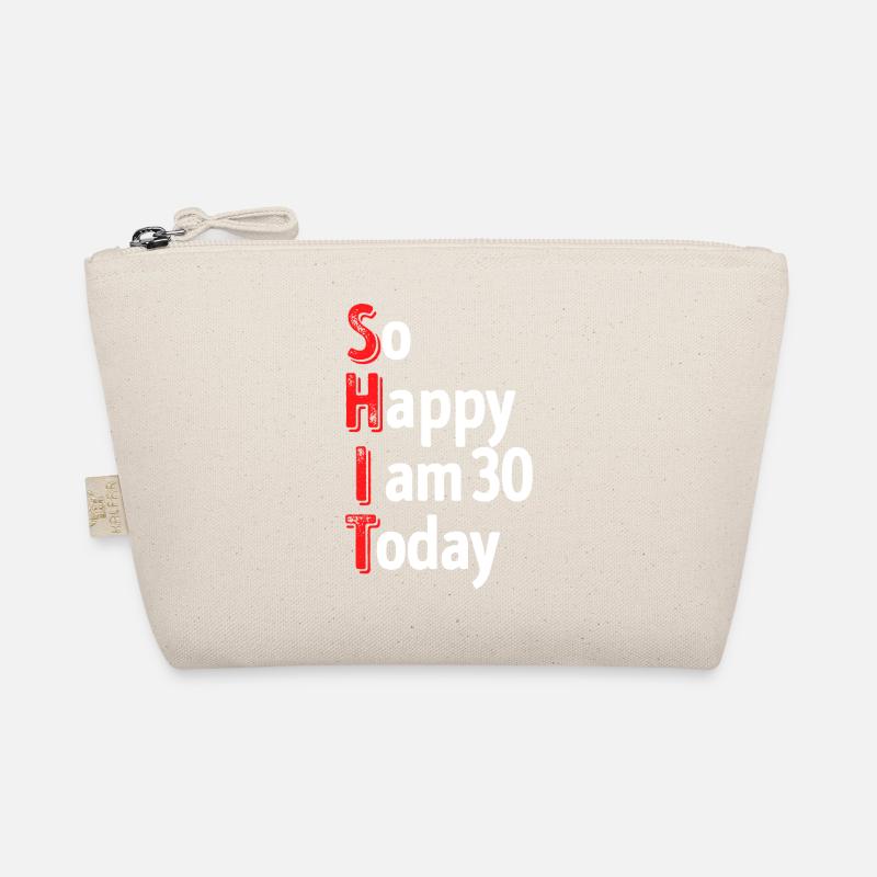 30s Statement Birthday 30 Years Old Organic Pouch