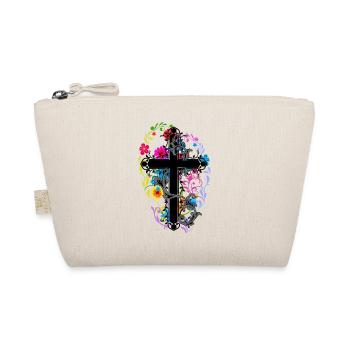Flowers Blossoms Cross Jesus God Crosses Flora - Organic Pouch - nature - Front