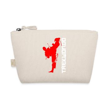 Taekwondo Kämpfer Kampfsport Kampfkunst Head Kicks - Bio-Täschchen - Natur - Vorne