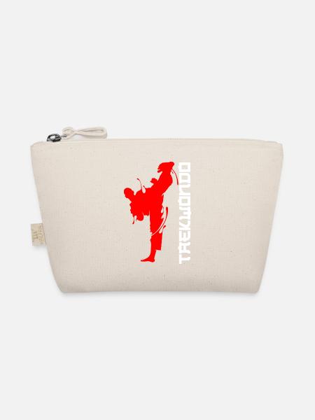 Taekwondo Combattants Arts martiaux Arts martiaux Head Kicks - Trousse biologique - nature - Devant