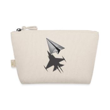 Le jet de papier - pour hommes et femmes - Trousse biologique - nature - Devant