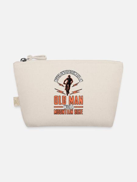 BMX Mountainbiking MTB Bike Kids Teenagers - Organic Pouch - nature - Front