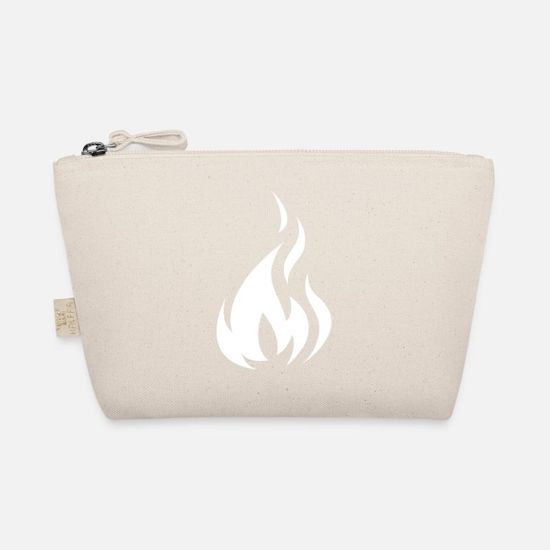 Flame White - Bio-Täschchen - Natur