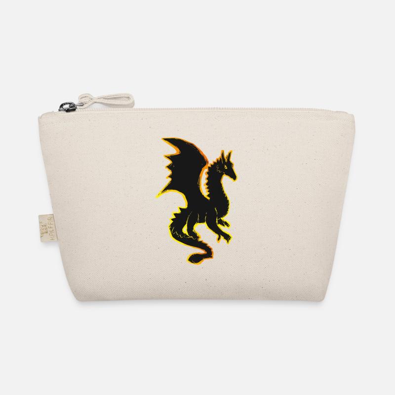 Dragon, Dragon, dragon, draco, fire, fire Organic Pouch