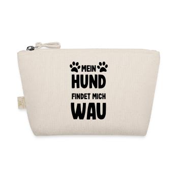 Mein Hund findet mich Wau - Bio-Täschchen - Natur - Vorne