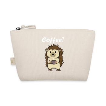 Ironic Saying Monday Hedgehog Office - Organic Pouch - nature - Front