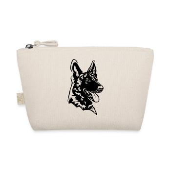 Tête de Malinois - Trousse biologique - nature - Devant