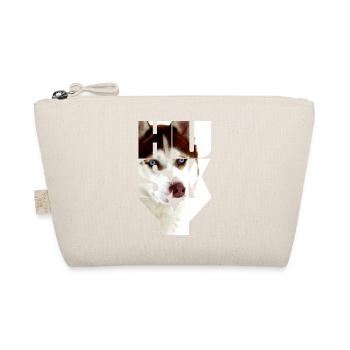 Husky cuivre tête rouge dans le texte - Trousse biologique - nature - Devant