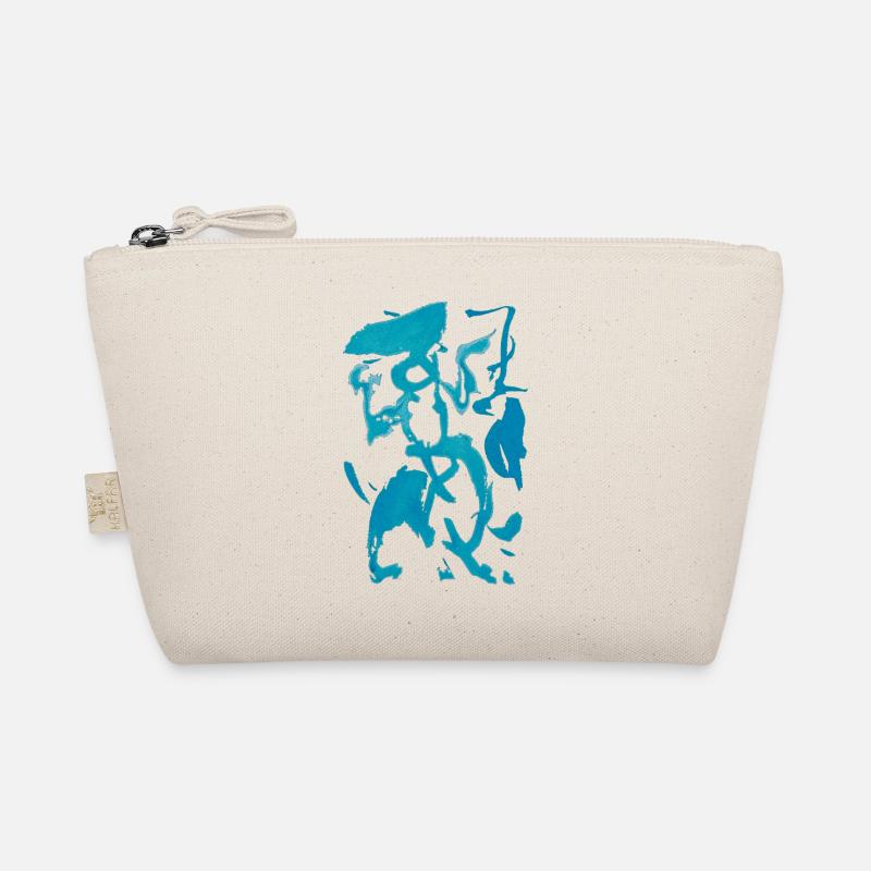 Aquarell Abstrakt - Bio-Täschchen - Natur