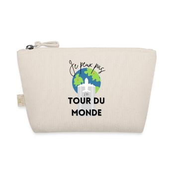 je peux pas j'ai tour du monde - Trousse biologique - nature - Devant