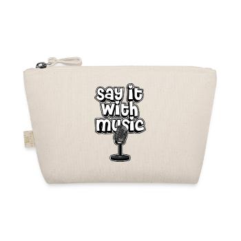 Say it with music - Organic Pouch - nature - Front