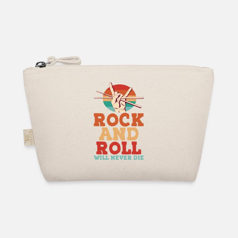 Rock and Roll will never Die - Bio-Täschchen - Natur