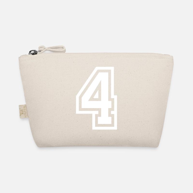 4 number symbol Organic Pouch