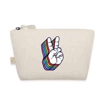 Peace Movement Peace Peace Sign Love - Organic Pouch - nature - Front