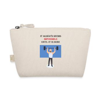 Sport Statement Geschenkidee - Bio-Täschchen - Natur - Vorne