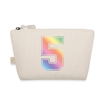5 Number Colorful - Organic Pouch - nature - Front