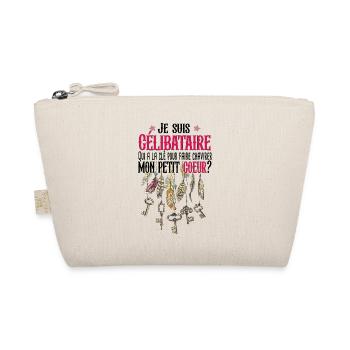 Célibataire Femme Amour Couple Cadeau Humour - Trousse biologique - nature - Devant