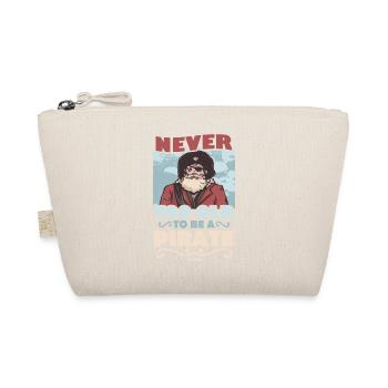 Never Too Old To Be A Pirate - Organic Pouch - nature - Front