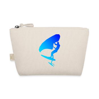 wingfoil wingsurfen hydrofoil Damen wingsurf - Bio-Täschchen - Natur - Vorne