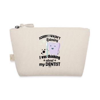 Dentist Dentist Toothbrush Kids Baby Gift - Organic Pouch - nature - Front