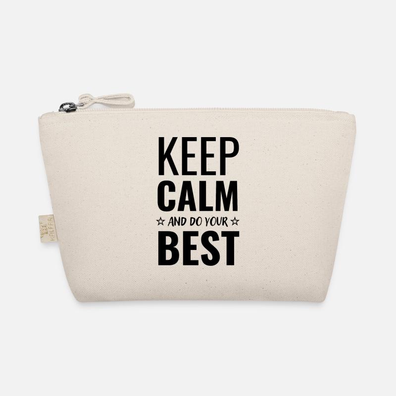 Keep calm and do your best Trousse biologique