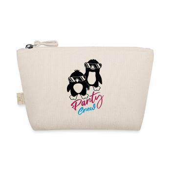 Pinguin Freunde Party Crew - Bio-Täschchen - Natur - Vorne