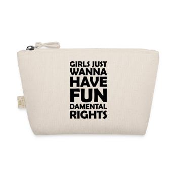 wanna have fundamental rights - Organic Pouch - nature - Front