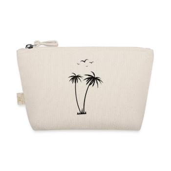 Palm trees and birds - Organic Pouch - nature - Front