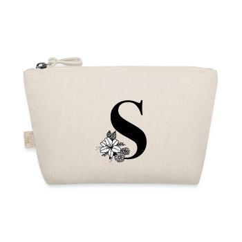 Letter S - Organic Pouch - nature - Front