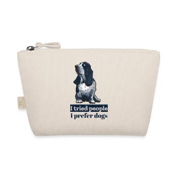 I Tried People, I Prefer Dogs. Cynical Dog Lover - Organic Pouch - nature - Front
