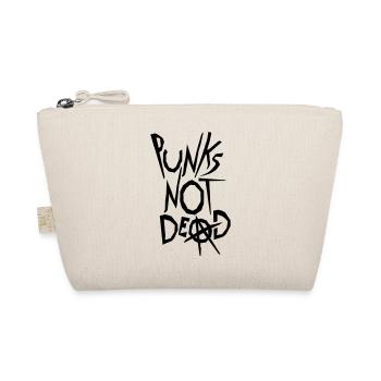 punks not dead Zitat - Bio-Täschchen - Natur - Vorne