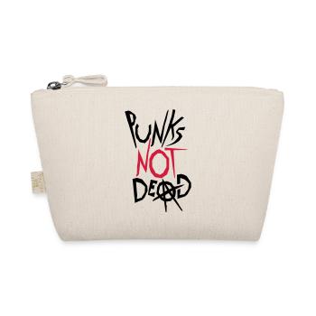 punks not dead quote - Organic Pouch - nature - Front
