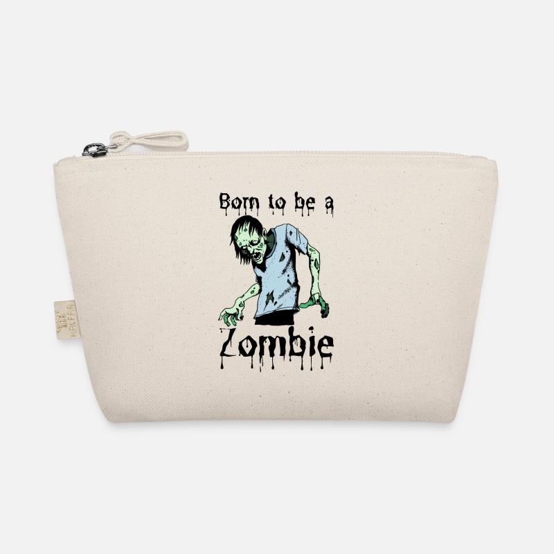 Born to be a Zombie I Geschenk - Bio-Täschchen - Natur