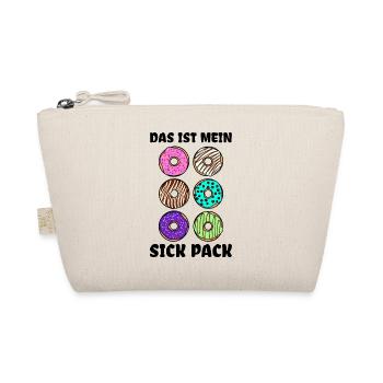 Humorvoll Statement Süßigkeiten Donut Naschen - Bio-Täschchen - Natur - Vorne