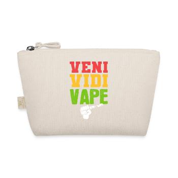 Veni vidi Vape Raucher Geschenk - Bio-Täschchen - Natur - Vorne