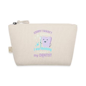 Dentist Dentist Toothbrush Kids Baby Gift - Organic Pouch - nature - Front