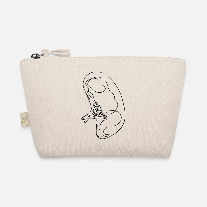 Pankreas Line Art - Minimalistisch Bio-Täschchen