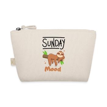 Sloth Sunday Mood - Organic Pouch - nature - Front