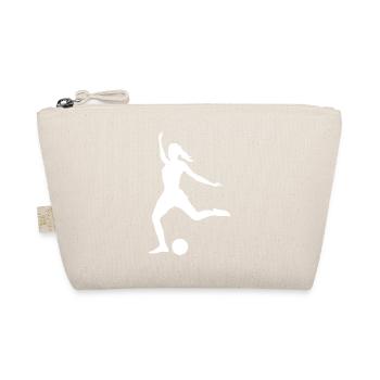 Damen Fussballspielen Herren Fussball Fussballer - Bio-Täschchen - Natur - Vorne