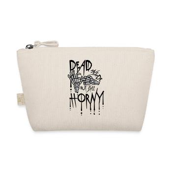 dead inside but horny - Organic Pouch - nature - Front