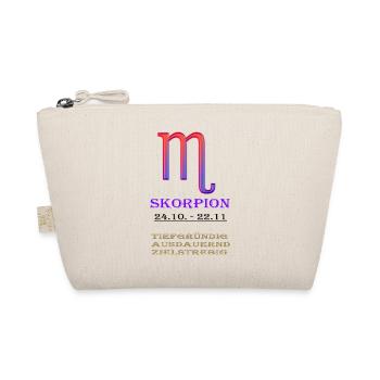Signe du zodiaque Du Scorpion - Trousse biologique - nature - Devant