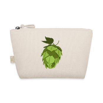 Hops Beer Drinker Brewer Gift - Organic Pouch - nature - Front