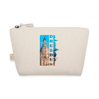 Dresden Germany City Skyline Home Love - Organic Pouch - nature - Front