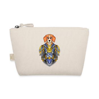 Knight Dog Dog Breed Beagle with Armor - Organic Pouch - nature - Front