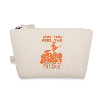 Can you feel the spooky vibes, Halloween - Organic Pouch - nature - Front