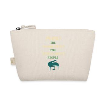 Piano Instrument For Intelligent People Yellow - Organic Pouch - nature - Front
