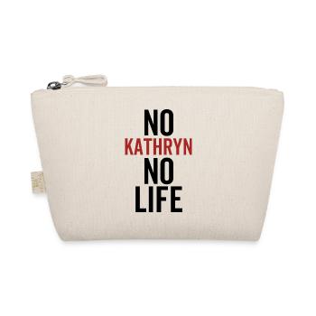 Keine Kathryn Kein Leben - Bio-Täschchen - Natur - Vorne