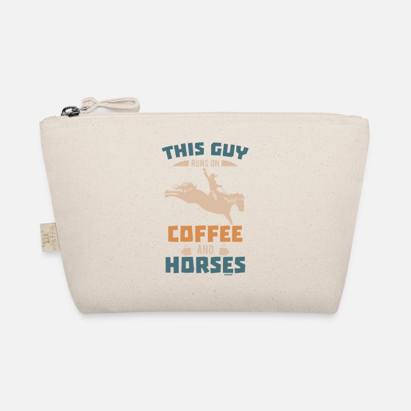 Mann Junge Reiten Kaffee Papa Bio-Täschchen