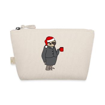 Sloth Woman Bureau Chapeau de Noël Père Noël - Trousse biologique - nature - Devant