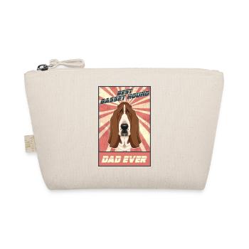 Best Basset Hound Dad Ever I Basset Lover - Bio-Täschchen - Natur - Vorne